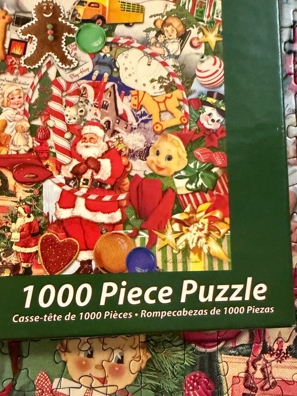 Vermont Christmas Vintage Christmas 1000 Piece Jigsaw Puzzle - Picture 4 of 14